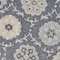 Homeroots 7 ft. Round Gray Floral Trellis Area Rug 396280 - alternate 5